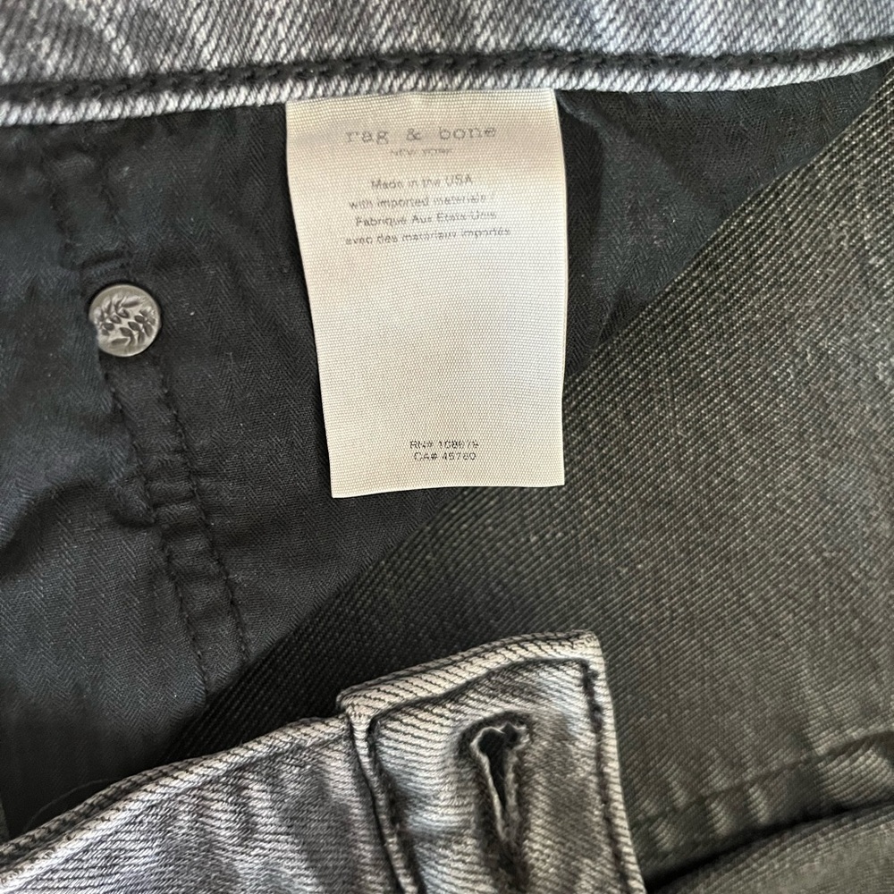 rag & bone Men's Gray Slim Jeans - Picture 10 of 15